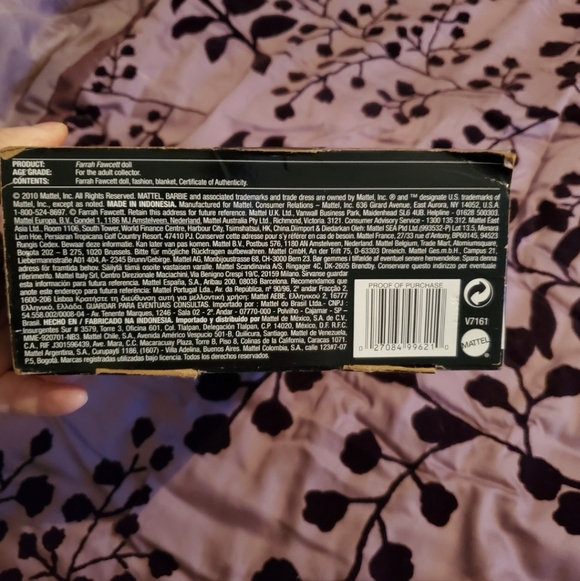 Farrah Fawcett Black Label Collectors Barbie *Damaged Box* - Picture 2 of 16